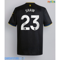 Camisa de time de futebol Manchester United Luke Shaw #23 Replicas 3º Equipamento 2025-26 Manga Curta
